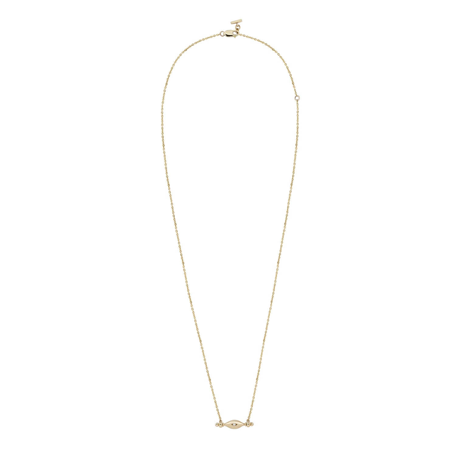 Mudra Ojo Spinner Single Diamond Pendant