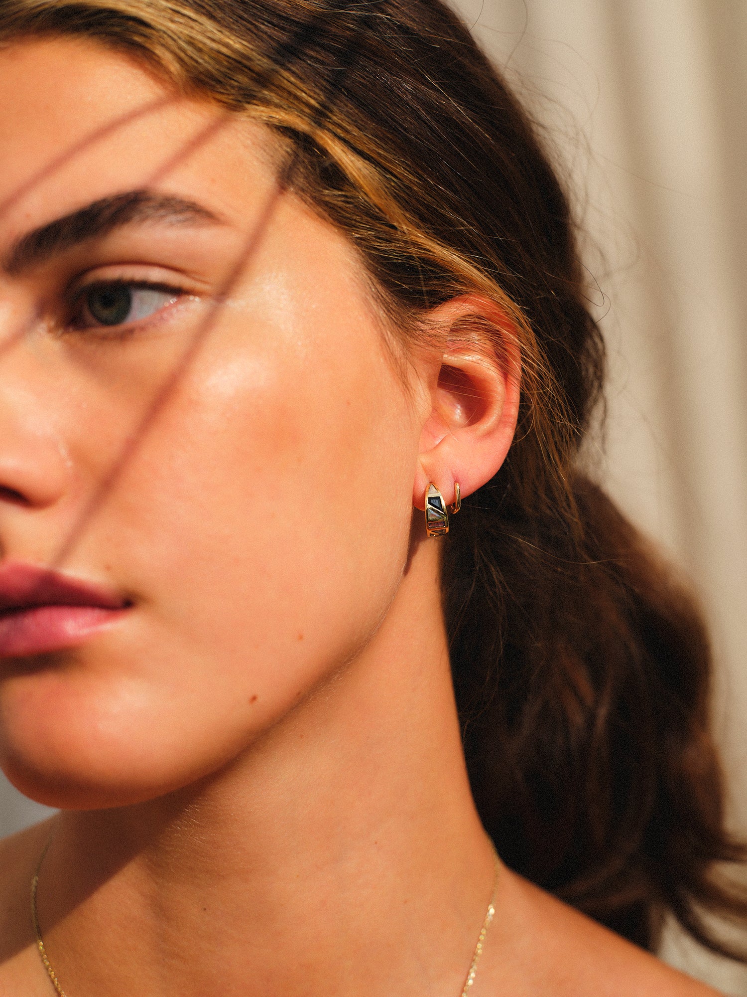 Small Pastel Tableau Hoops