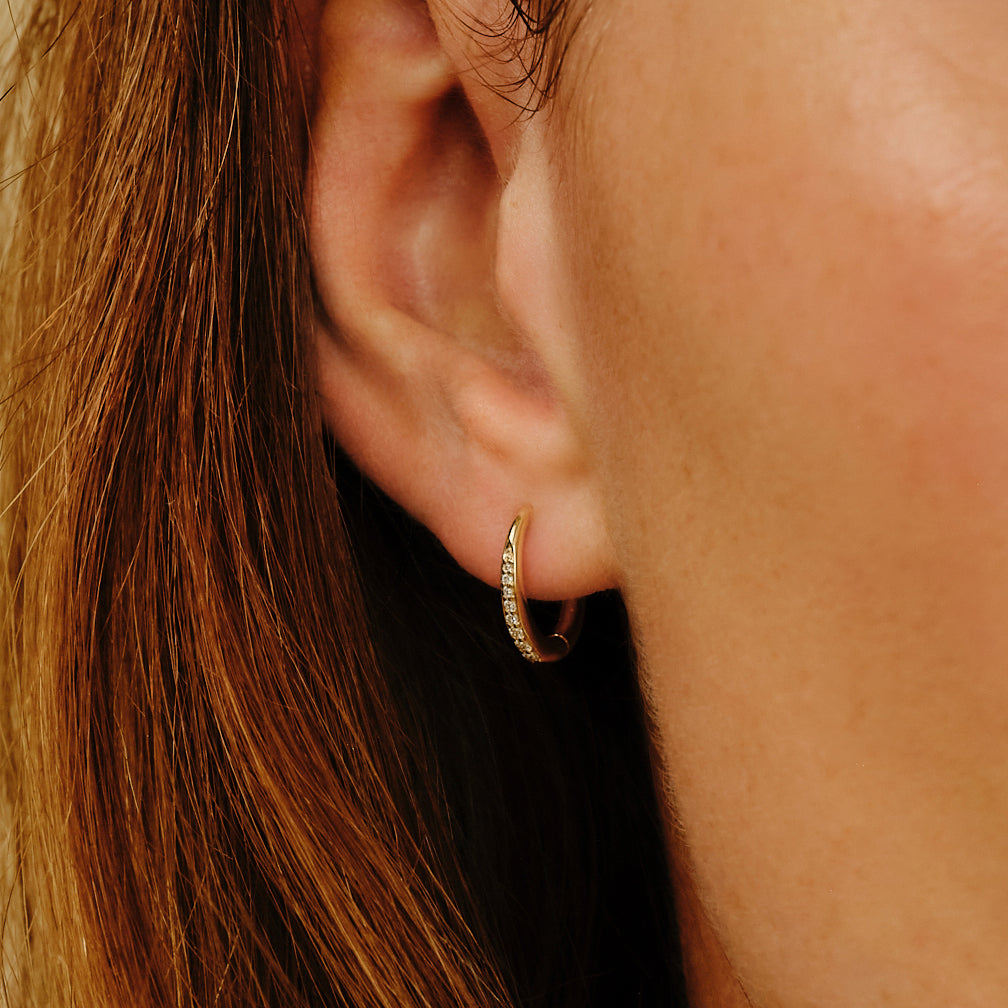Diamond Round Dodu Chunky Hoop