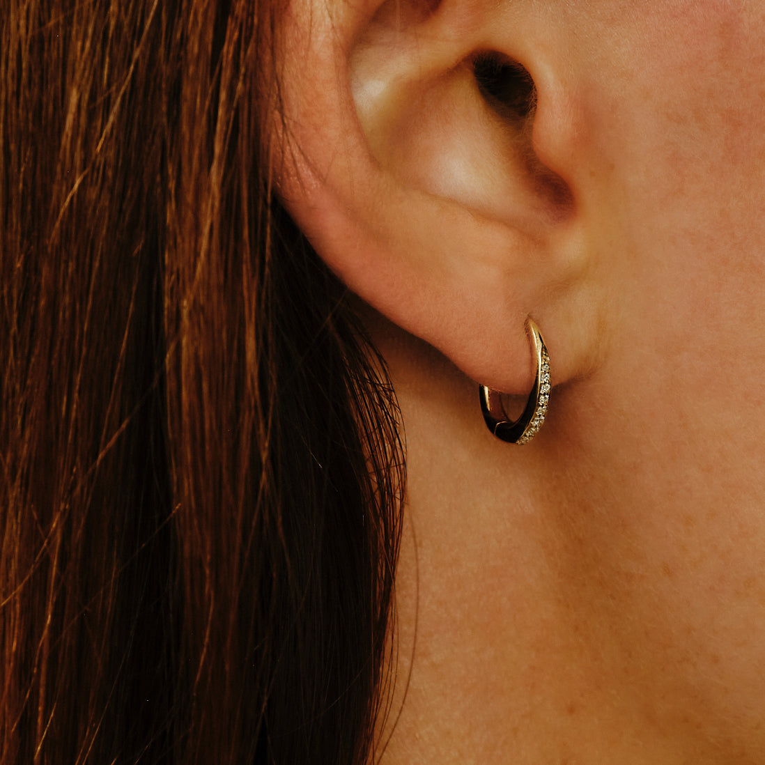 Diamond Round Dodu Chunky Hoop