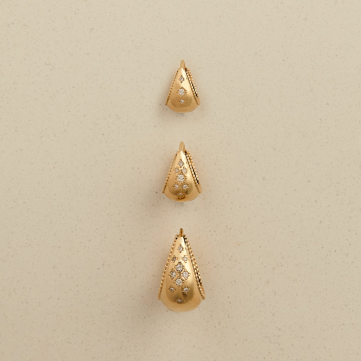 Dôme Diamond Scatter Hoop