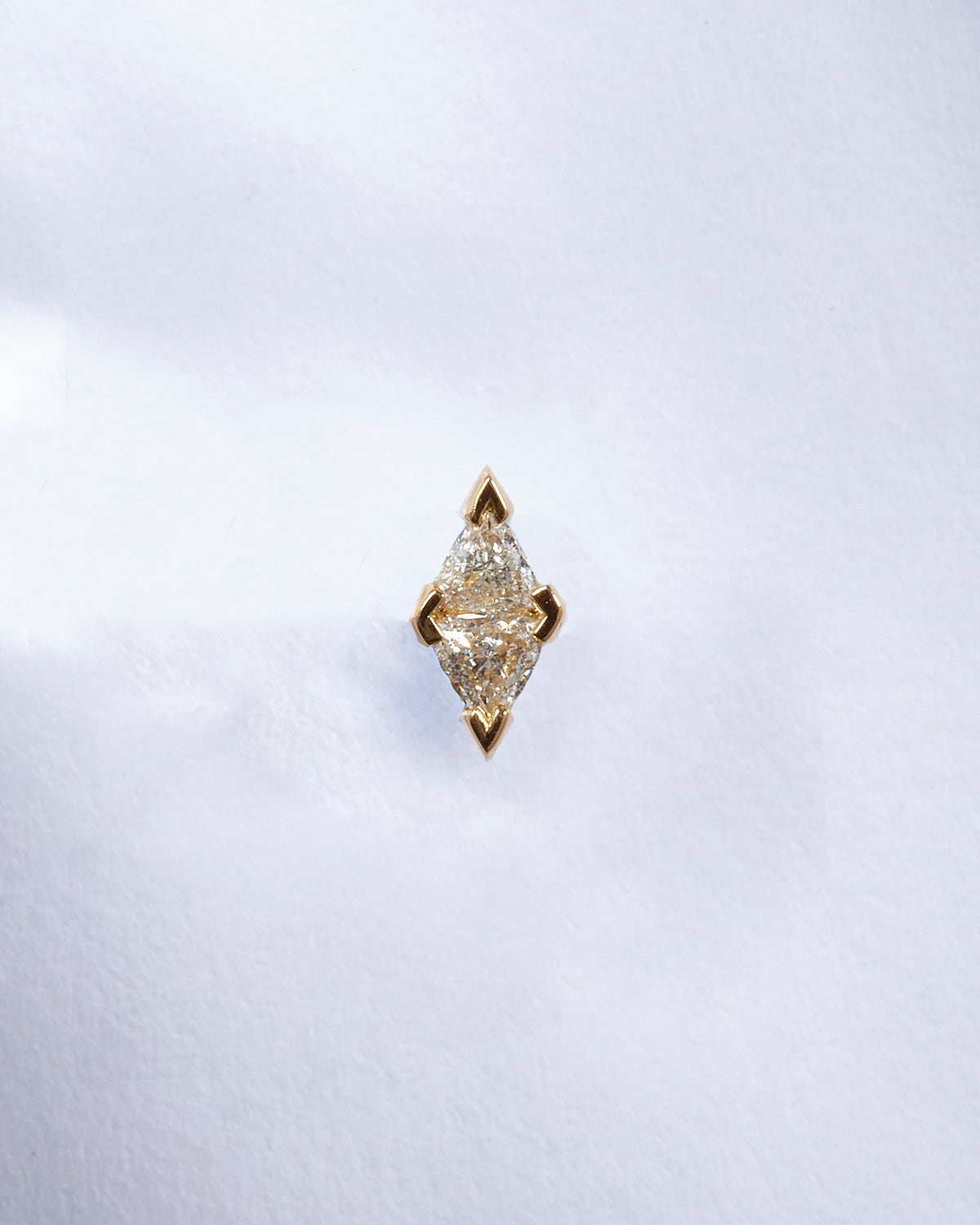 Diamond Date Trillion Stud