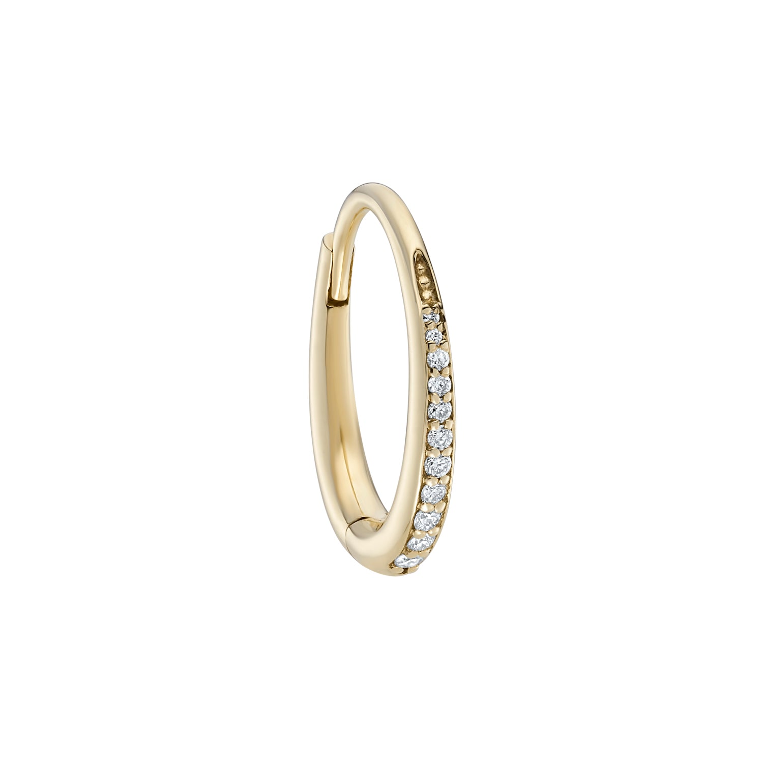 Diamond Oval Dodu Chunky Hoop