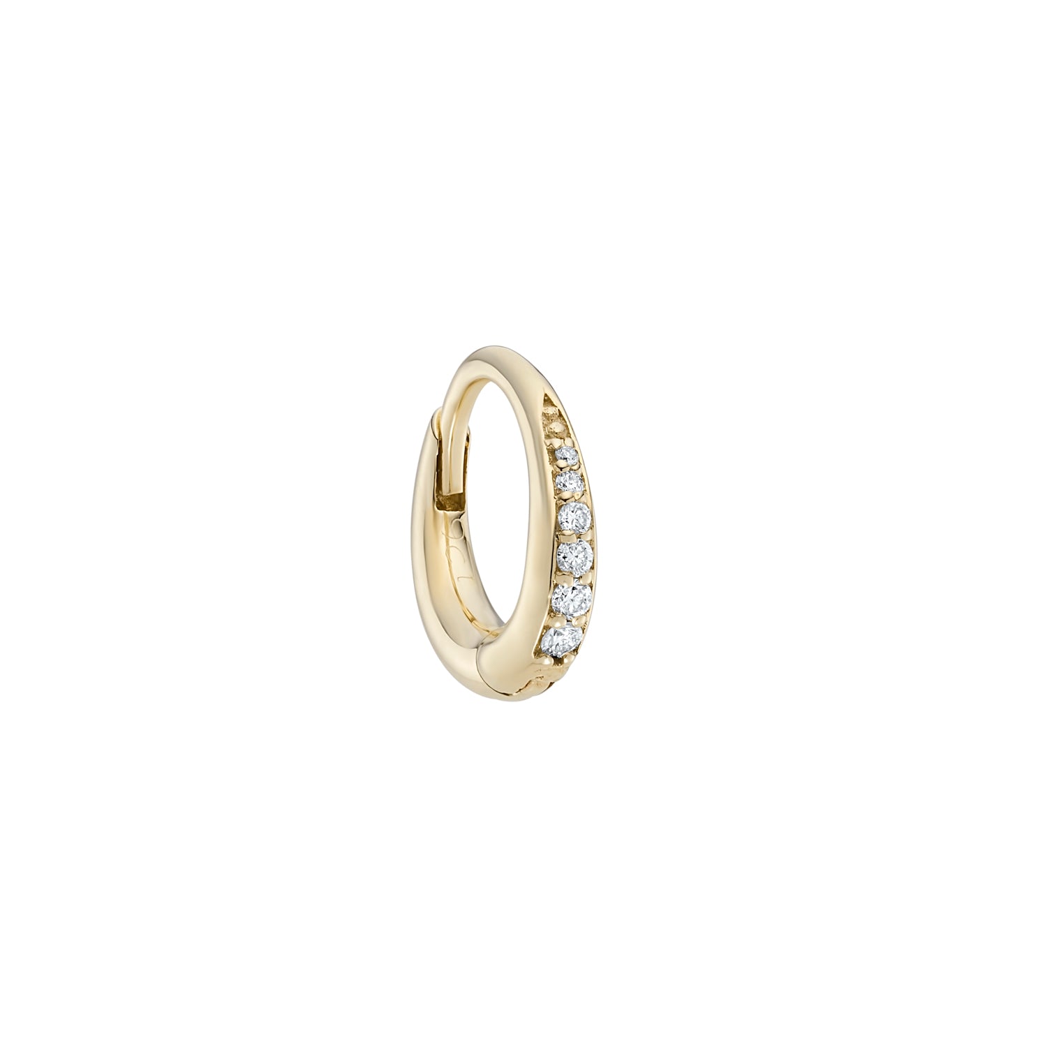 Diamond Oval Dodu Chunky Hoop