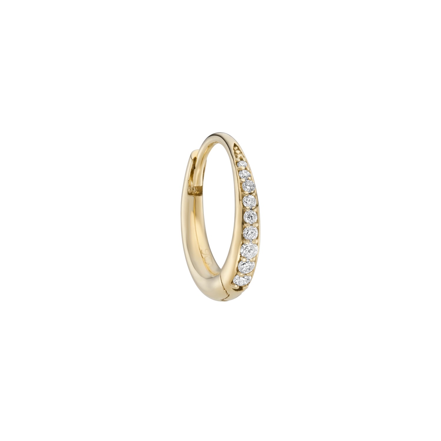 Diamond Round Dodu Chunky Hoop