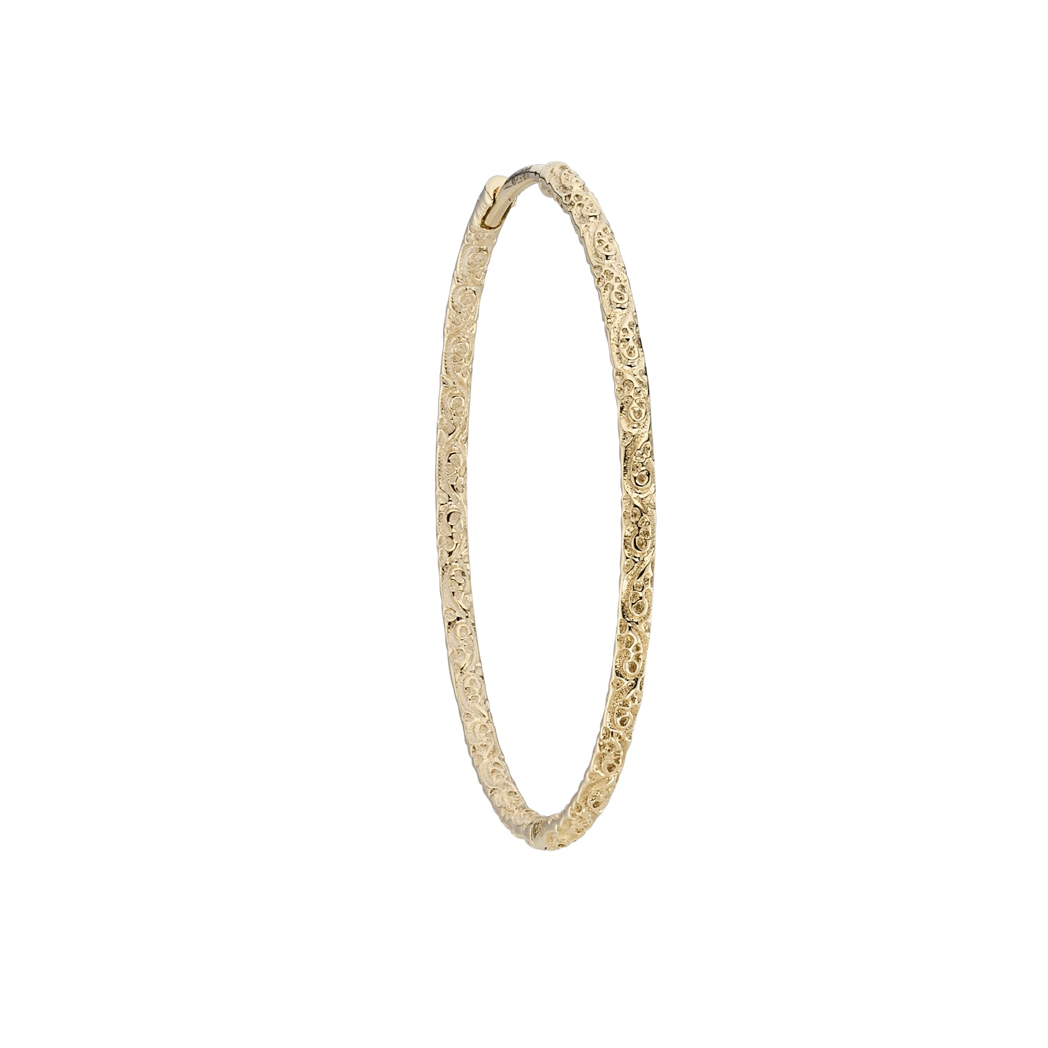 Engraved Round Clicker Hoop