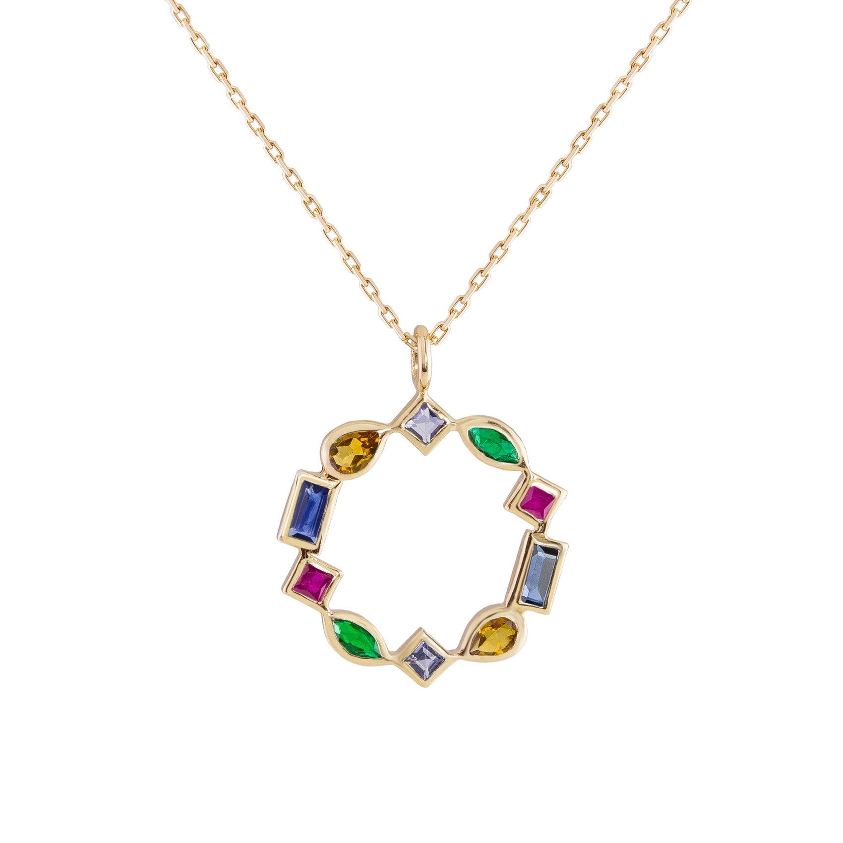 metier by tomfoolery- mixed cut necklace