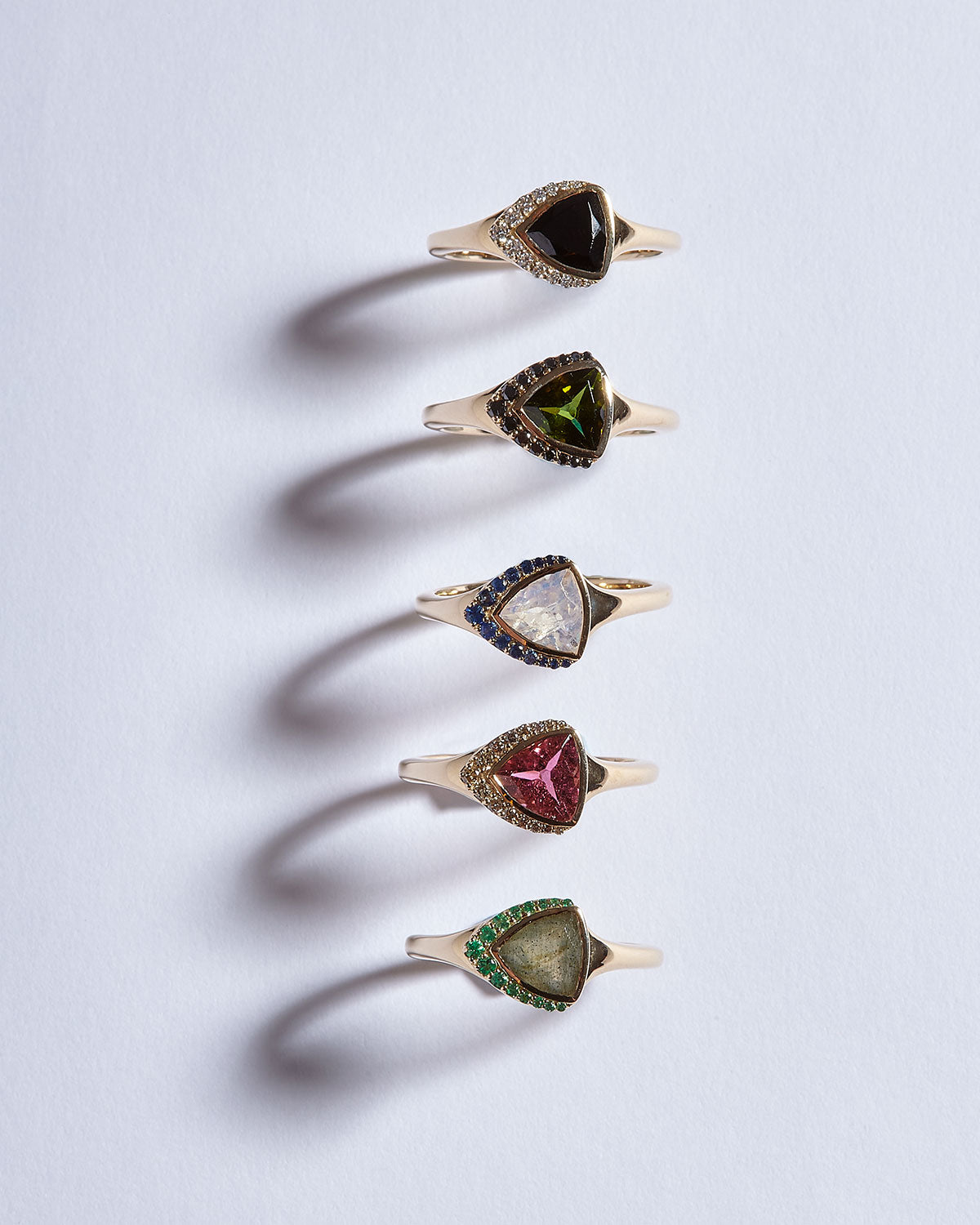 AZ Gemstone Trillion Ring
