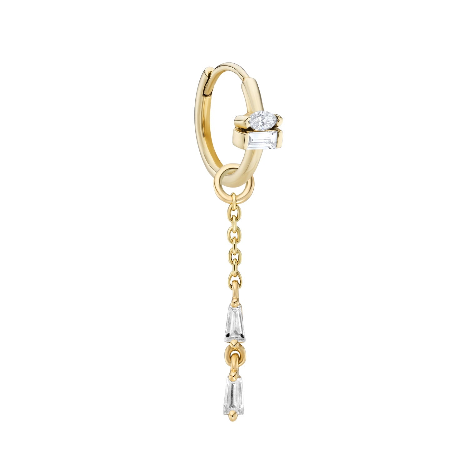 Diamond Date Drop Clicker Hoop