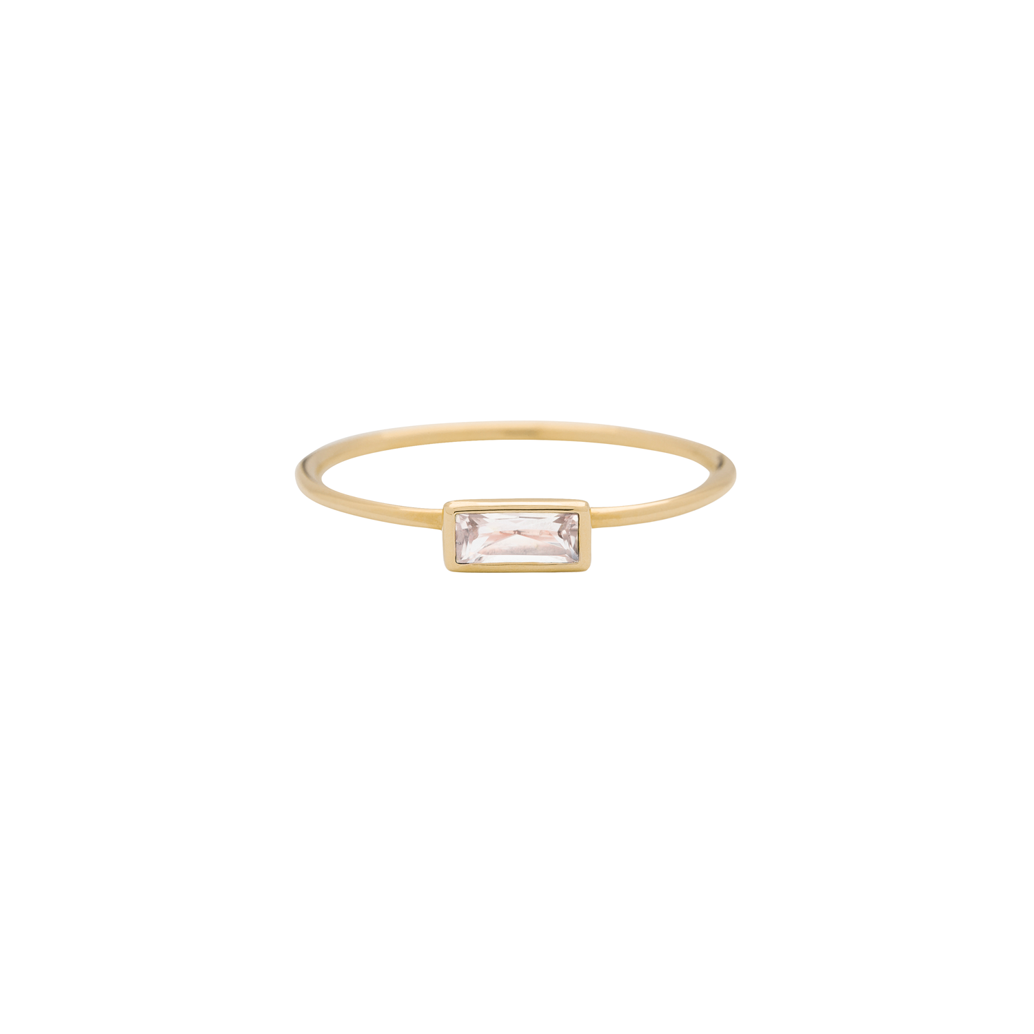 Information
Name
Horizontal Baguette Gemstone Stacking Ring-morganite