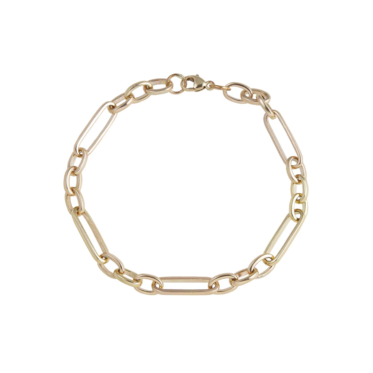 Heavy Ouvert Handmade Chain Bracelet