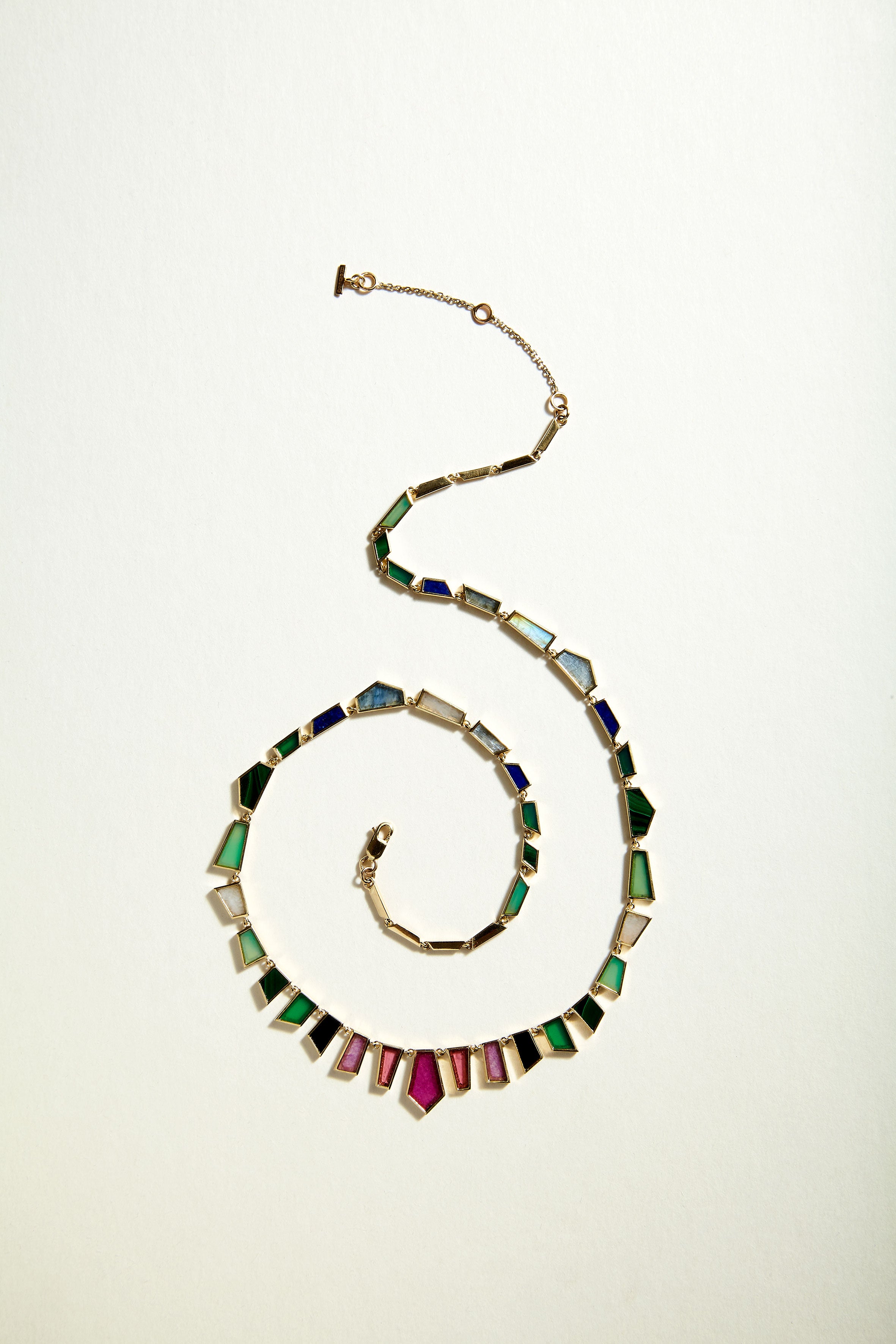 METIER BY TOMFOOLERY MIDNIGHT MESA TESSERAE NECKLACE