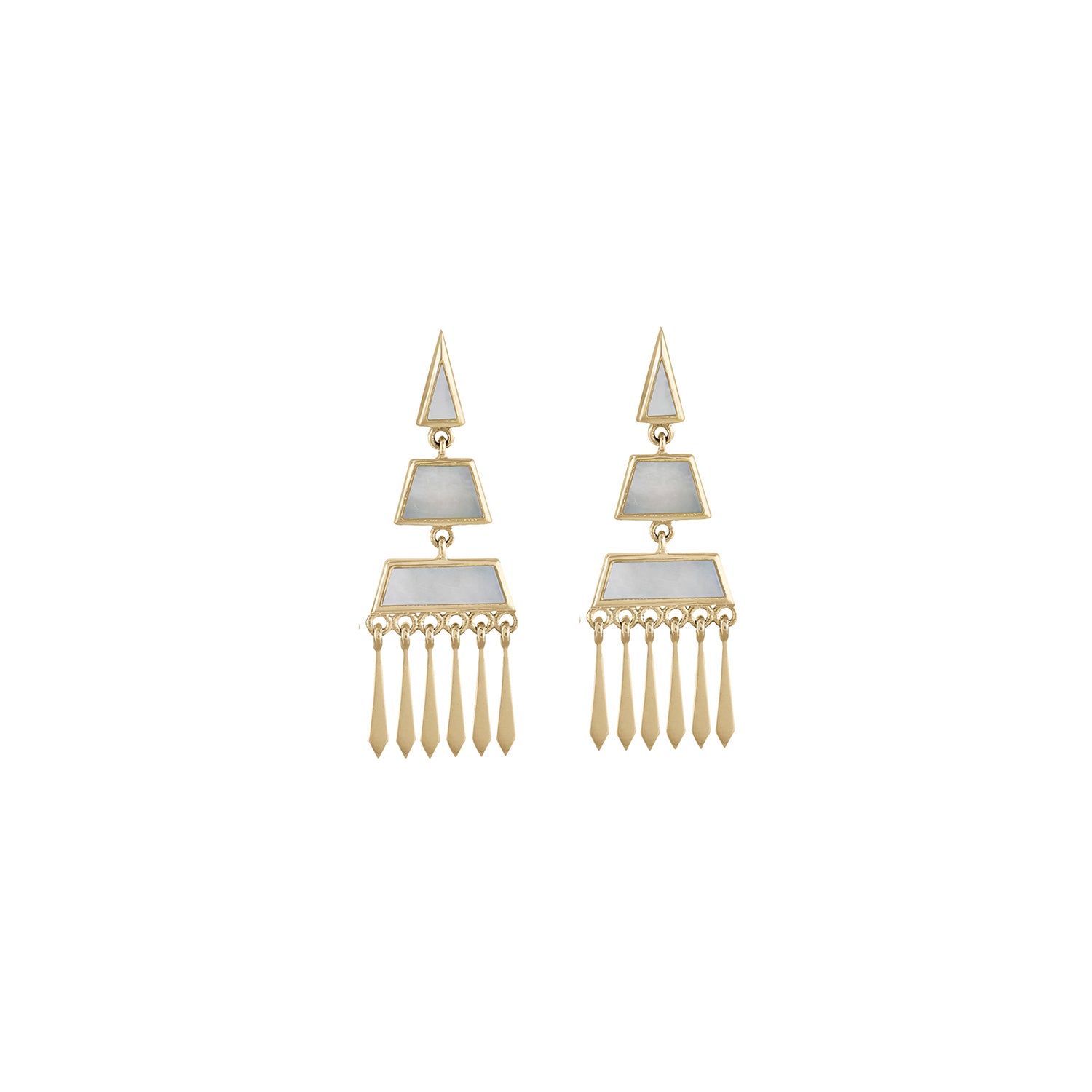 Pearl Tassel Studs .6