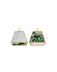 Pearl & Abalone Duo Trapezoid Plaque