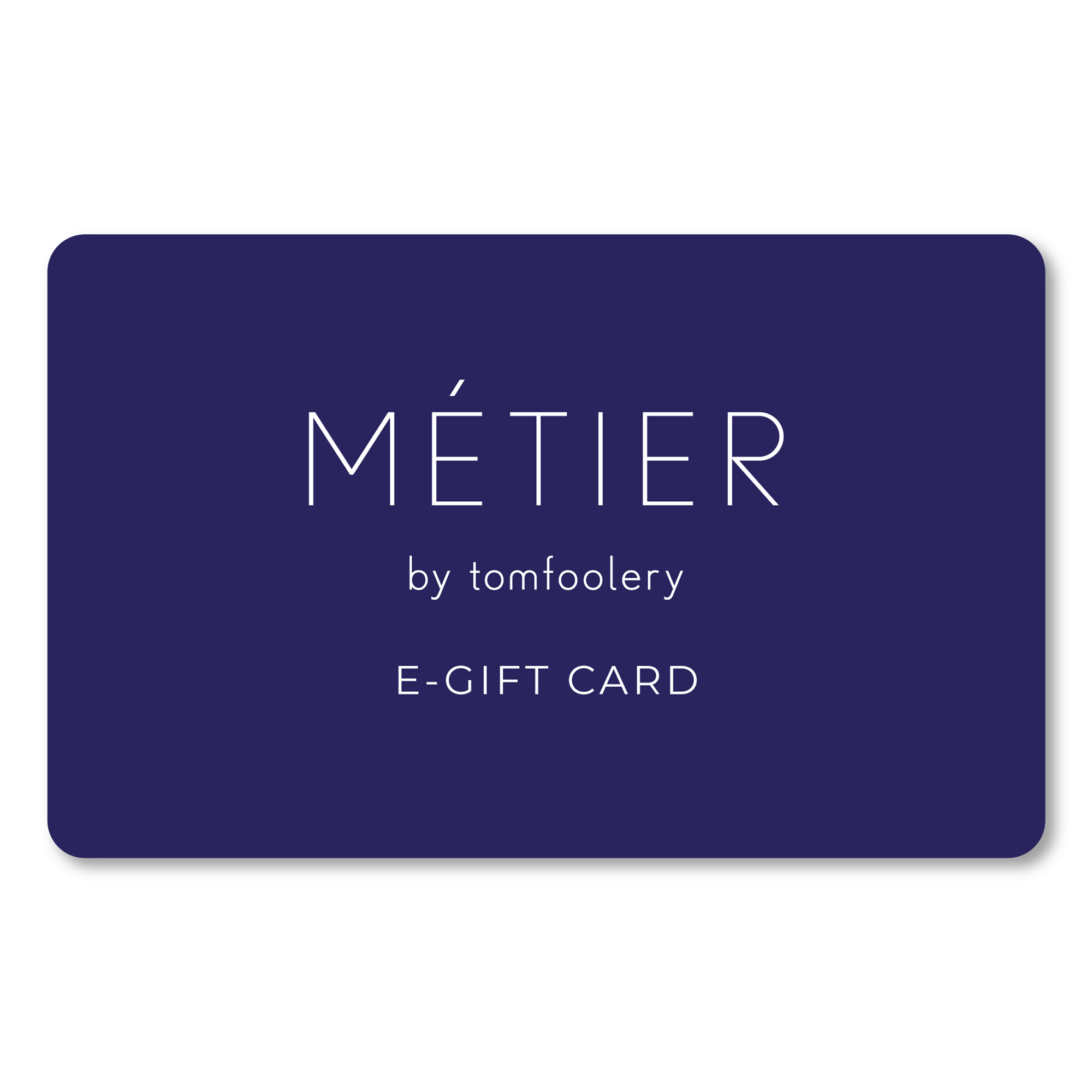 metier by tomfoolery gift card