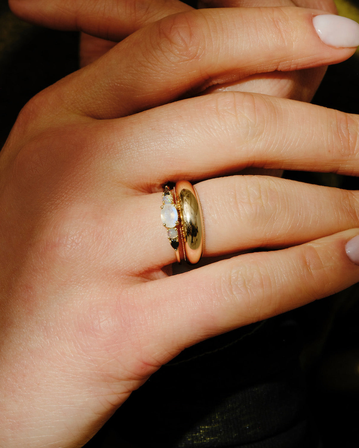 6mm Dôme Milgrain Edged Ring