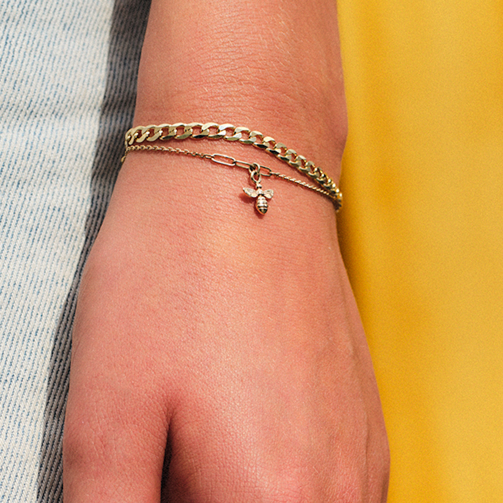 Bee Eiffel Detail Bracelet