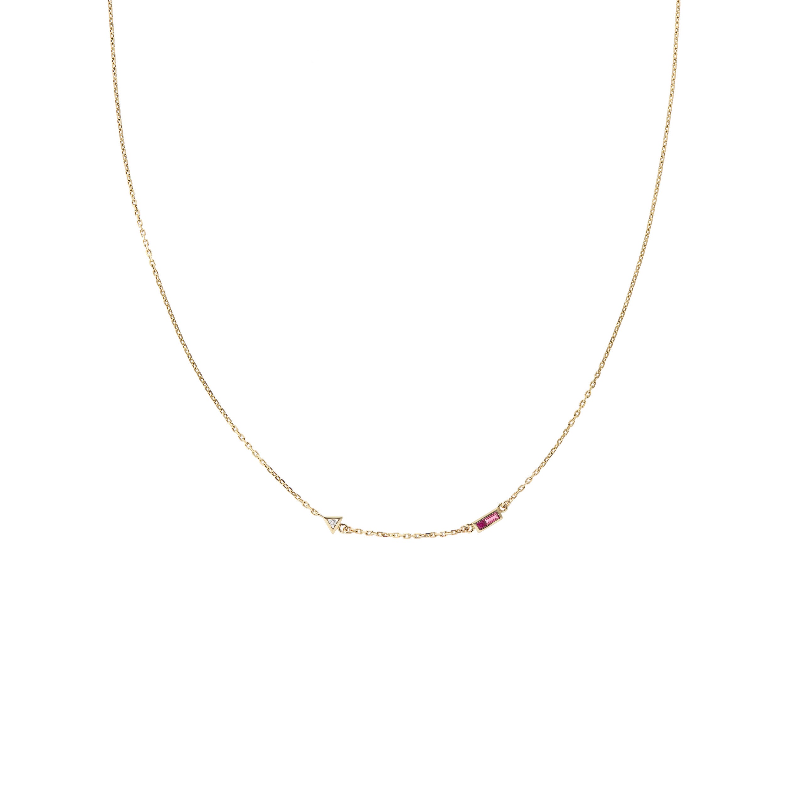 meter by tomfoolery az split necklace ruby
