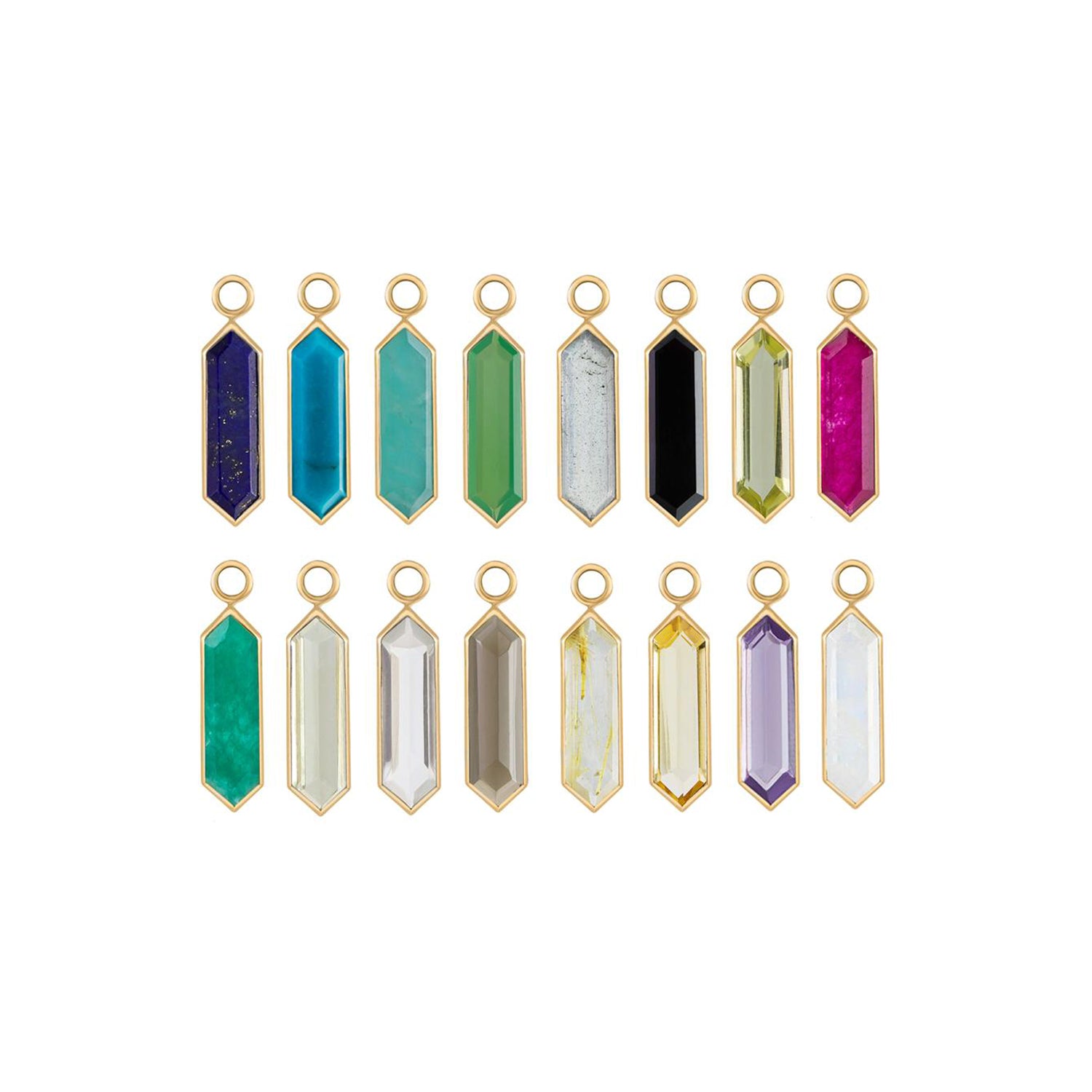 Gemstone Hexa Plaques