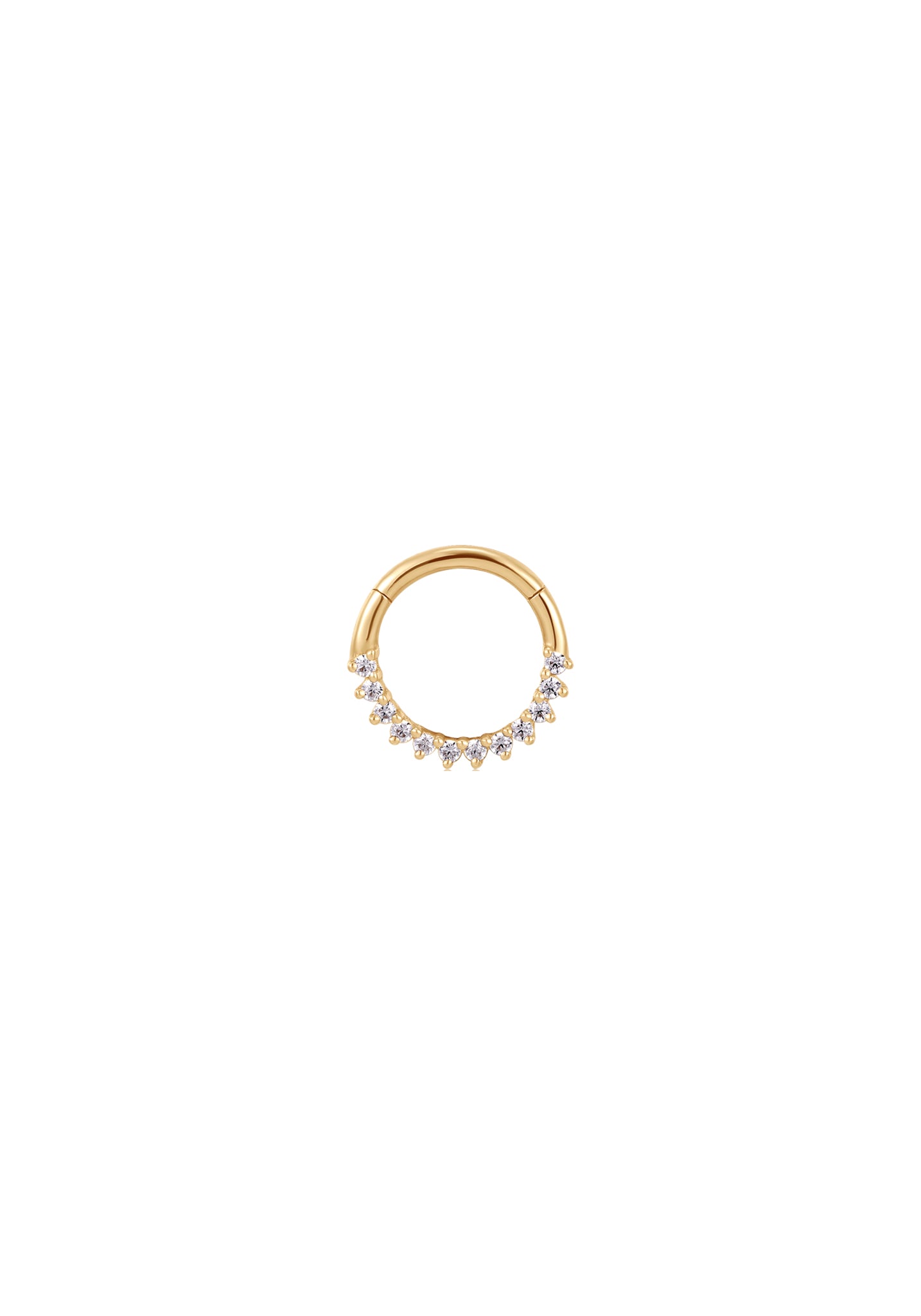 metier by tomfoolery: Pave Diamond Daith Hoop
