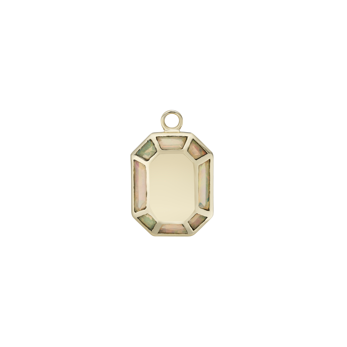 Opal Tableau Octagon Pendant
