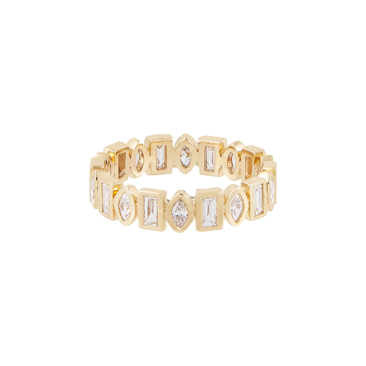 Marquise & Baguette Diamond Eternity Ring