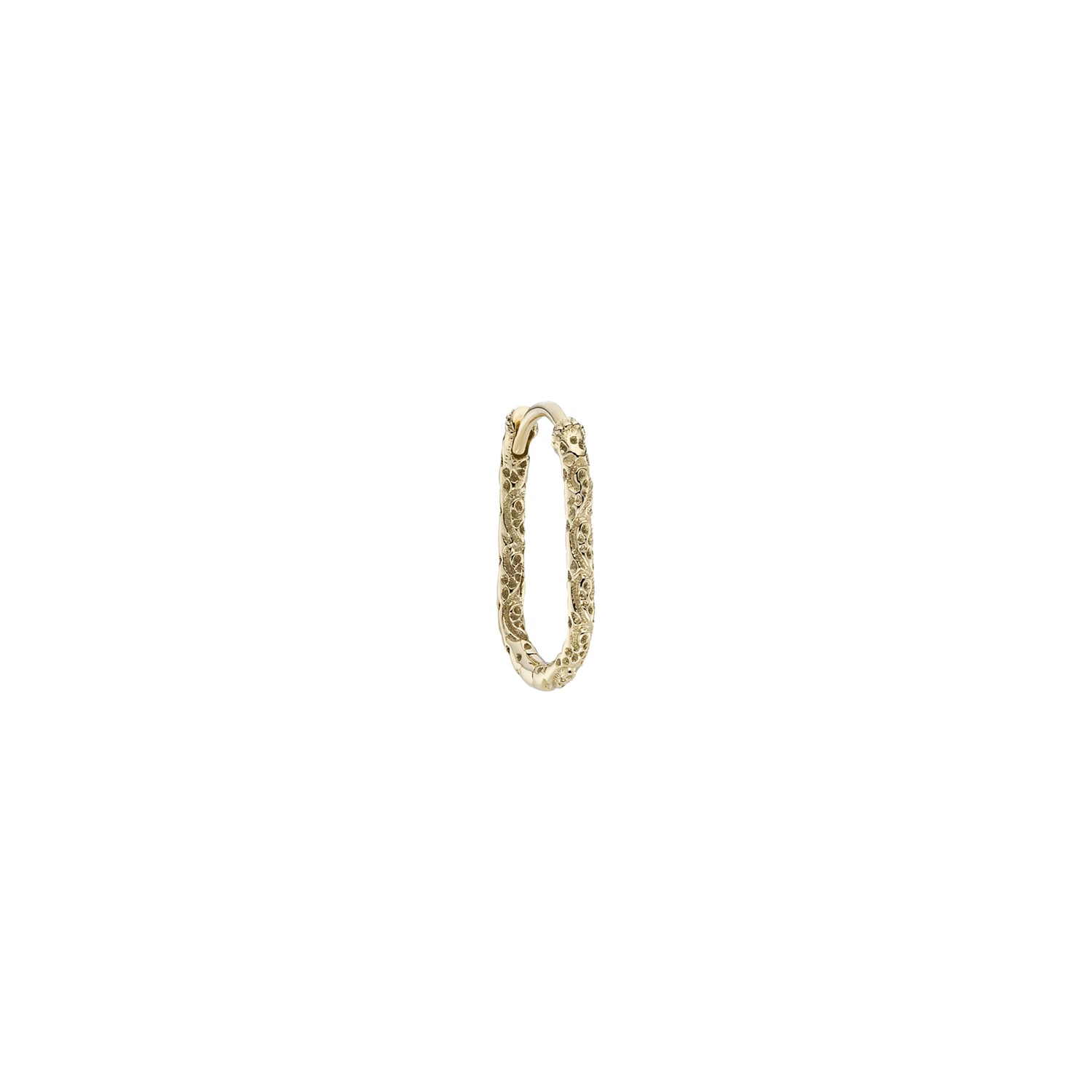 Engraved Oval Clicker Hoop