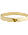 Citrine Flat Stacking Bands