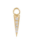 Metier by tomfoolery Point Plaque Yellow Gold and White Diamond