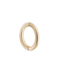 Metier by tomfoolery mini seamless round clicker hoop earring 9kt yellow gold