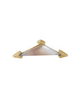 Pearl Claw Elongated Triangle Stud .1