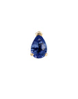 Métier by tomfoolery Mini Claw Set Pear Cut Stud Blue Sapphire