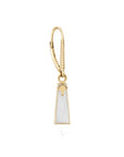 Métier by tomfoolery Mother of Pearl Trapezoid & Kite Honey Hook Drop Earring