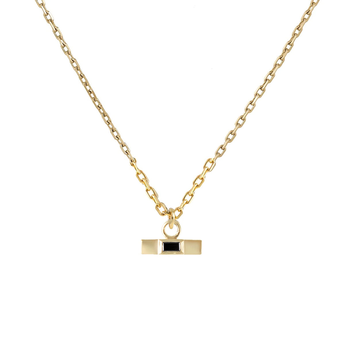 Black Diamond T Bar Pendant
