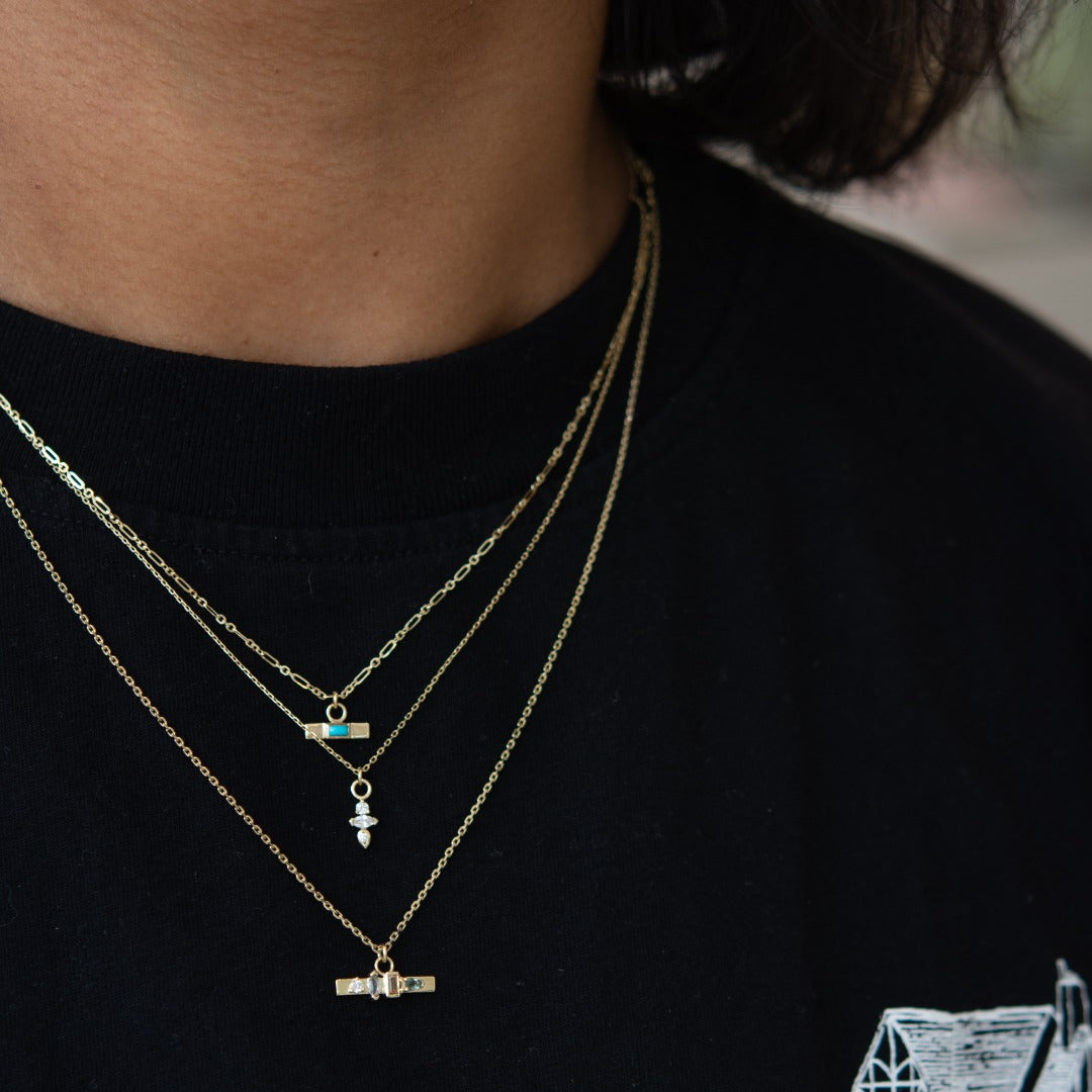 Metier by tomfoolery 5am pendant - neck stack