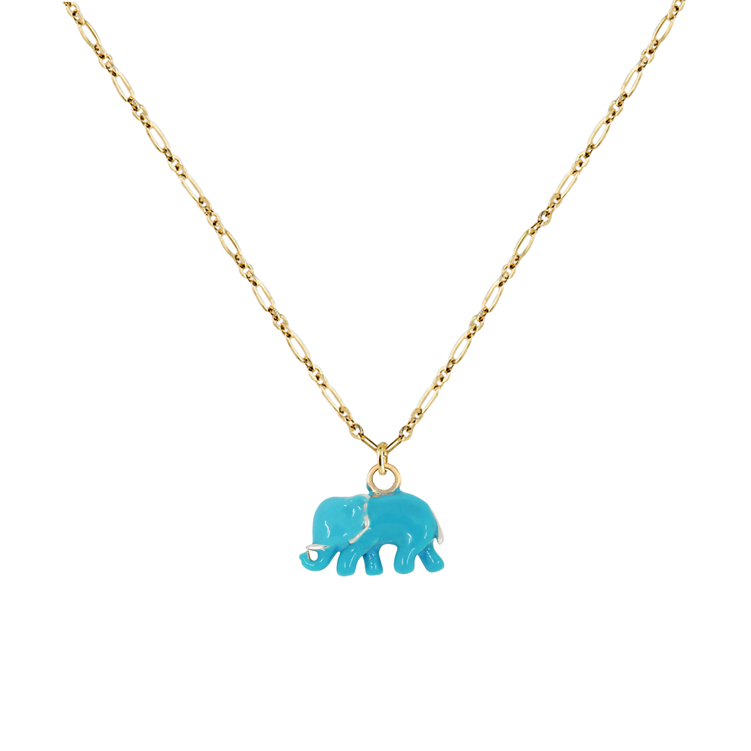 Roma Enamel Elephant Espirit Pendant