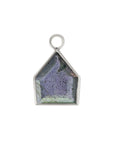 Metier by tomfoolery 9ct White Gold and Labradorite Maison Plaques