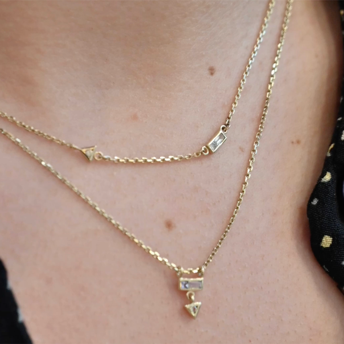 Mini Az Split Necklace