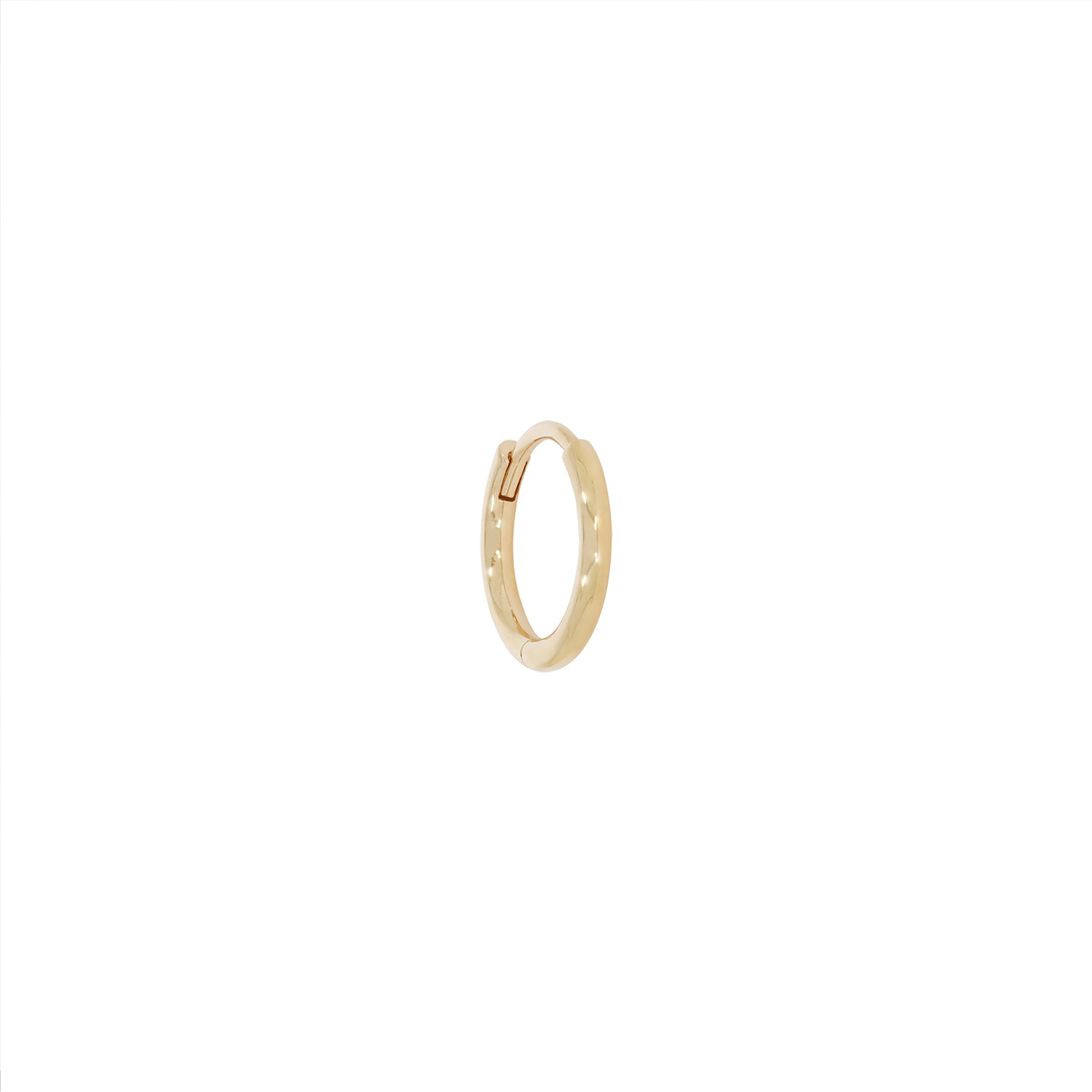 metier by tomfoolery round clicker hoops 9ct yellow gold
