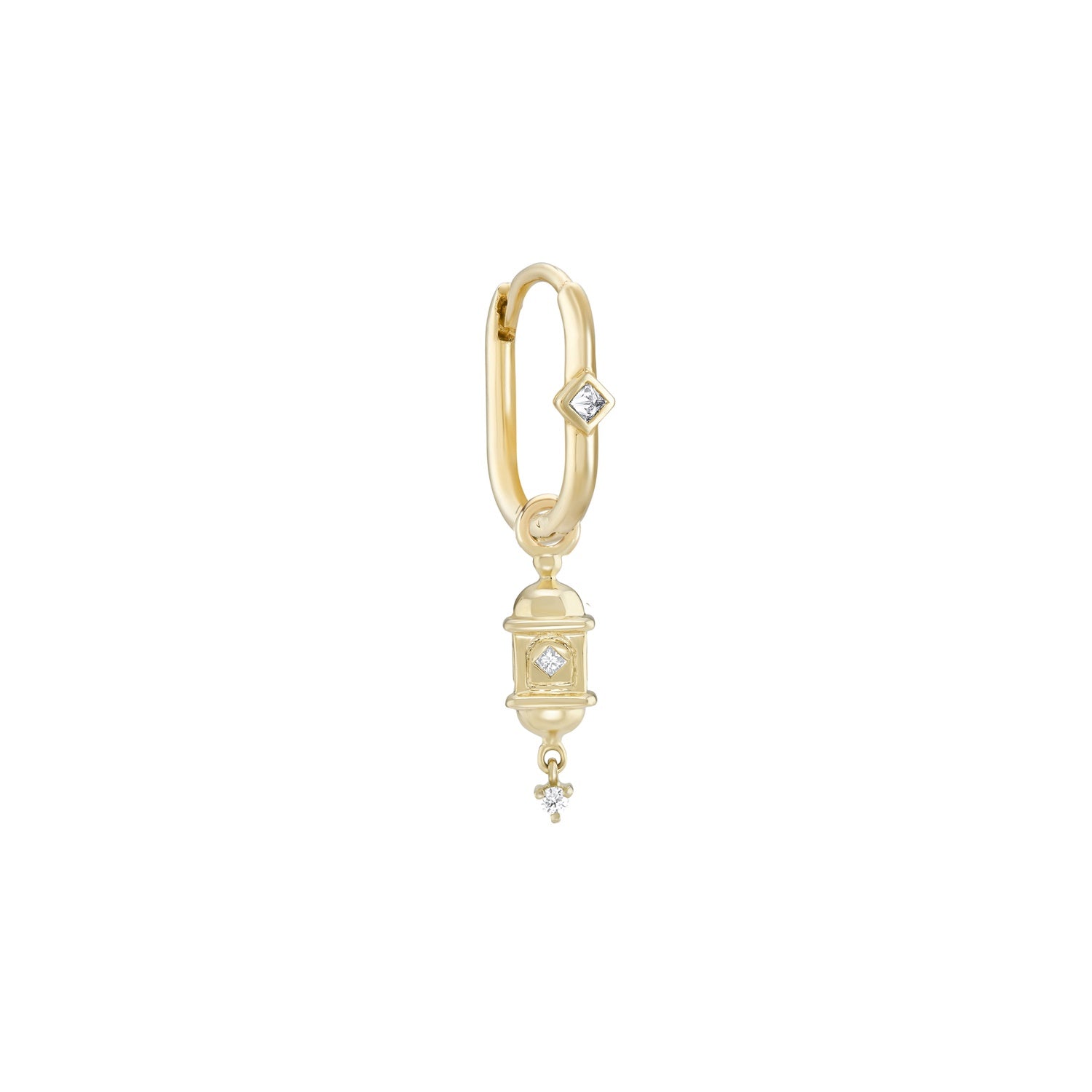 Dala Lucky Lantern "Chance" Reverse Oval Diamond Clicker
