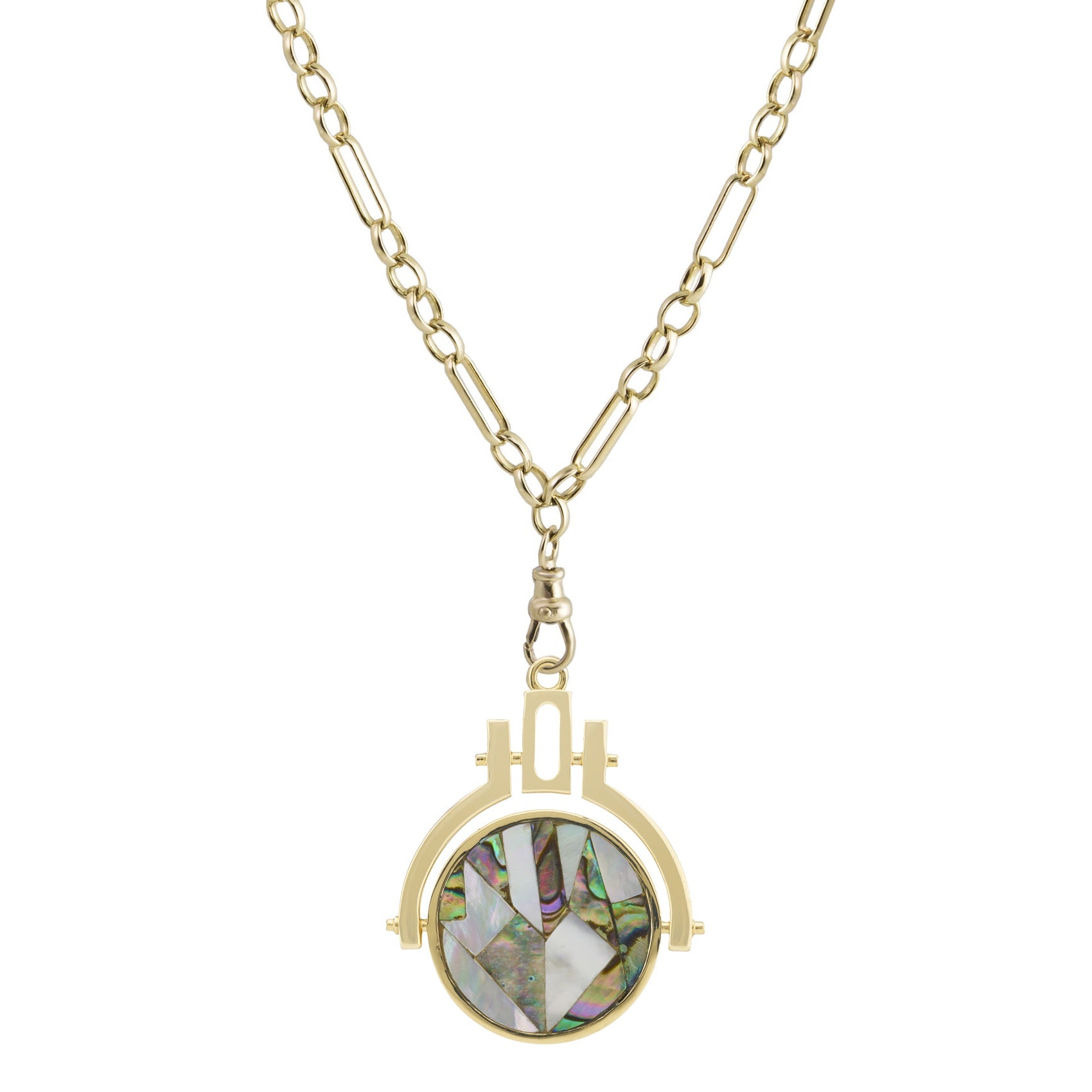 Mother of Pearl Spinner Mosaic Heavy Eiffel