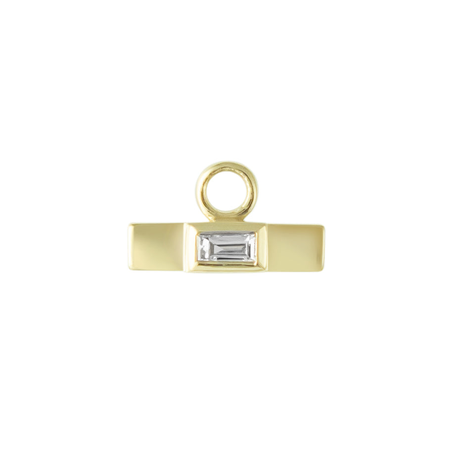 Baguette Gemstone T Bar Plaques