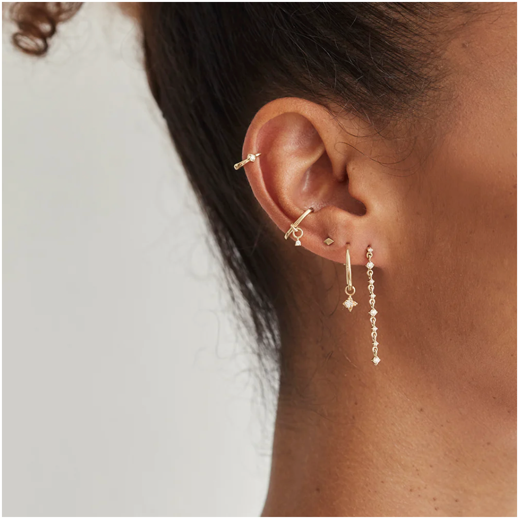 metier by tomfoolery petite collection ear story on model 
