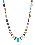 METIER BY TOMFOOLERY RAINBOW TESSERAE NECKLACE