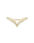 Dala Lantern V Shaped Diamond Band