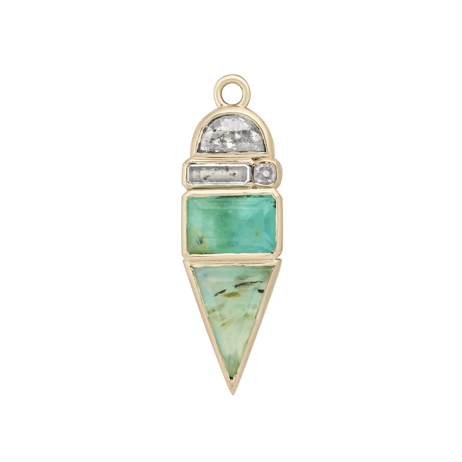 Limited Edition Peruvian Opal and Diamond Point Plaque