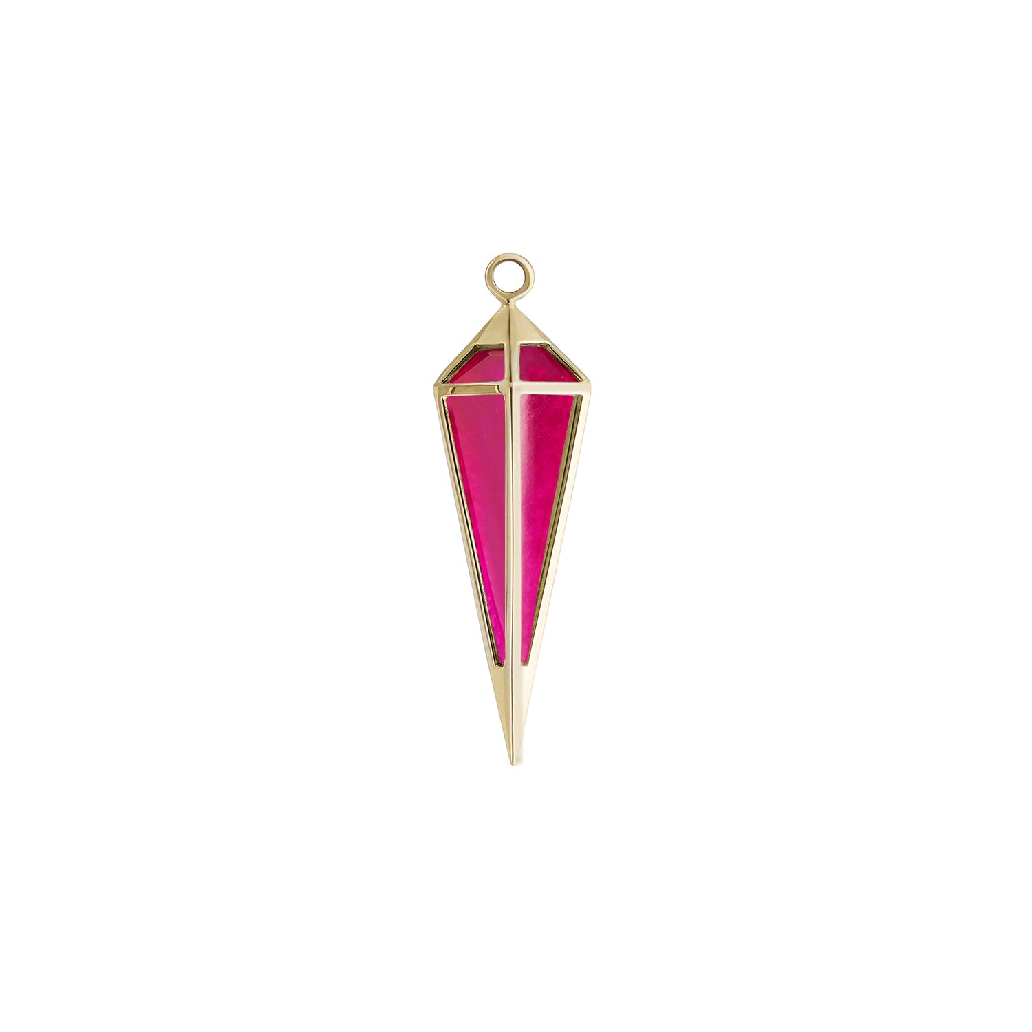 Ruby Quartz Long Plaque