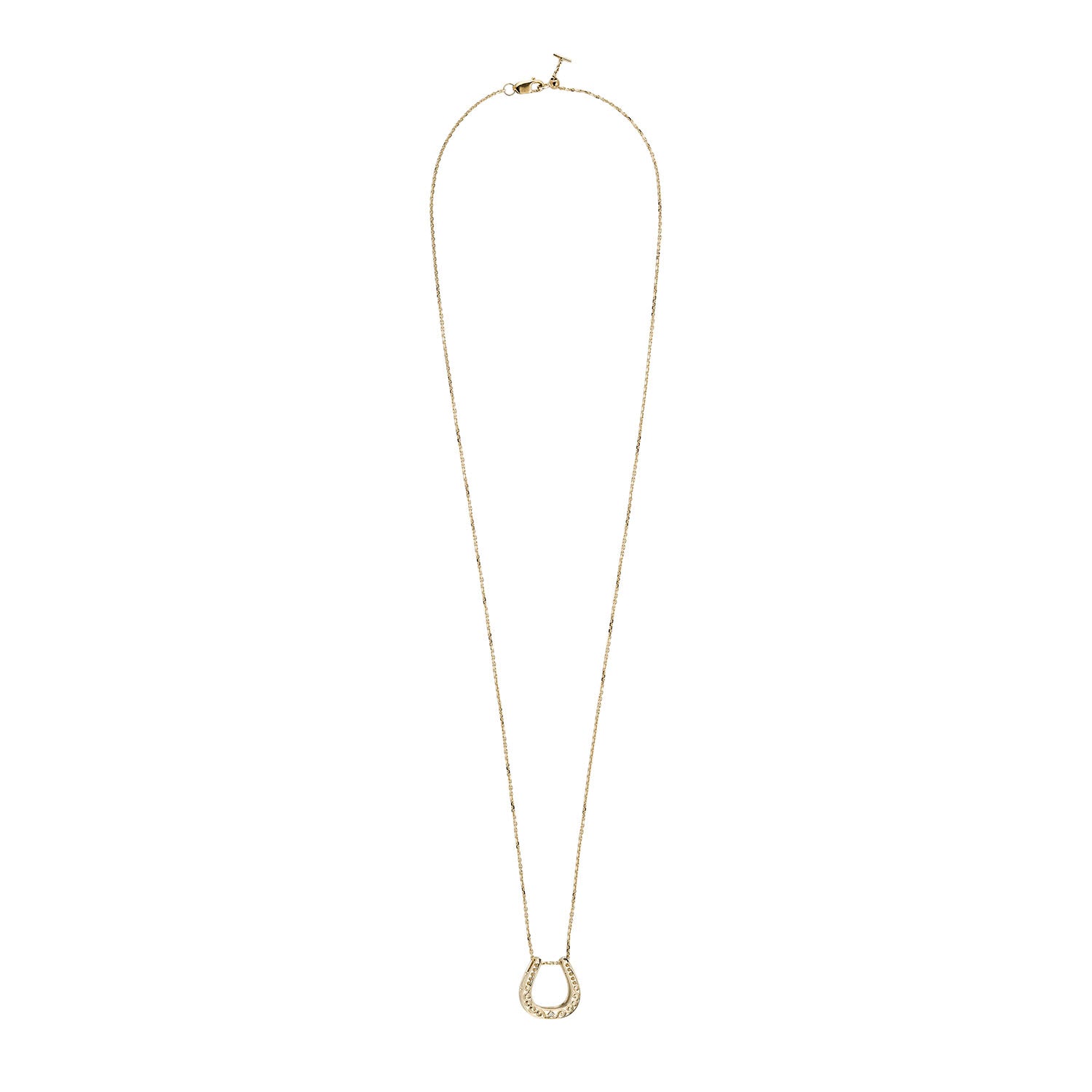 Diamond Dala  Horseshoe Pendant