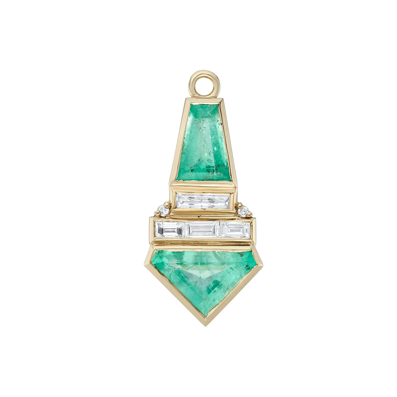 Limited Edition Emerald & Diamond Point Plaque – metier by tomfoolery