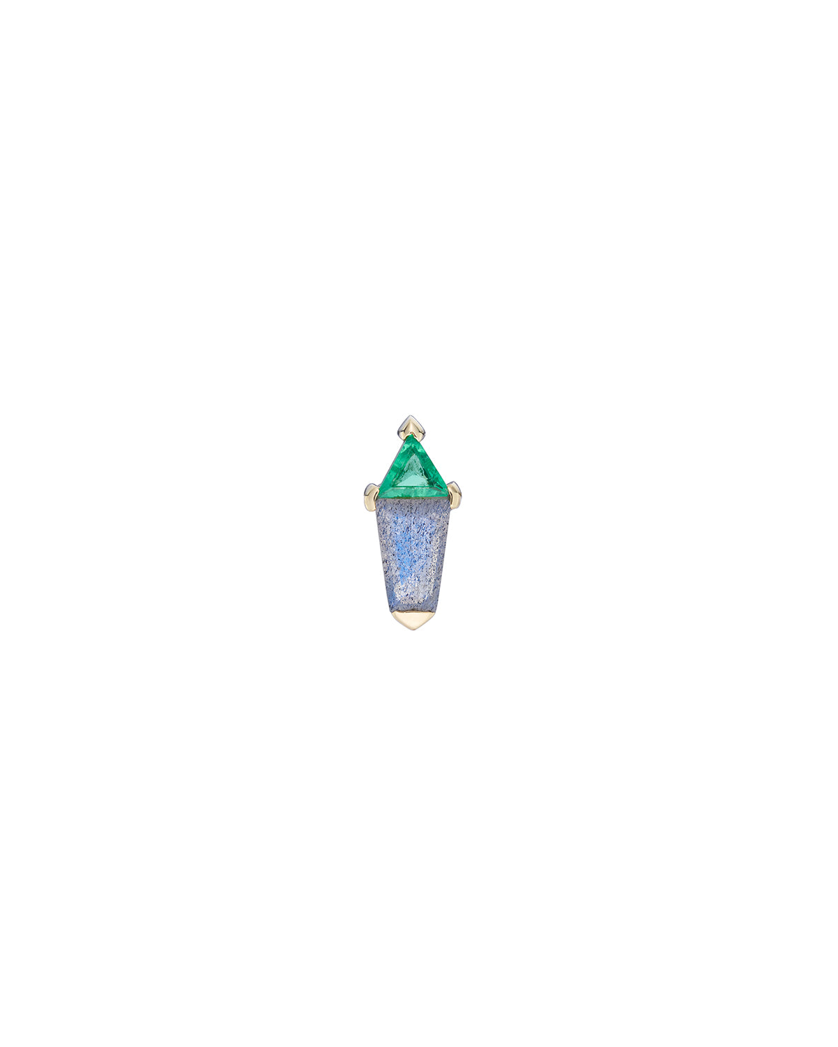 AZ Prism Gemstone Stud